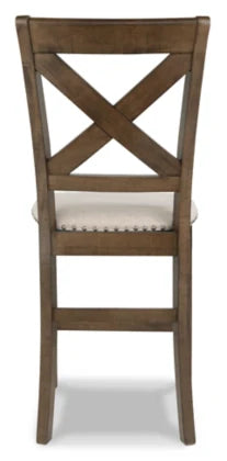 Lawrence Counter Height WoodBack Barstool x2