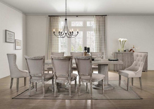 Gabrian 9 Pc Double Pedestal Dining Acme 60170