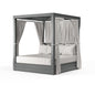Redondo Resort King Day Bed in Cast Silver, No Welt - Slate | Sunset West - SW3801-DB-SLVR-STKIT