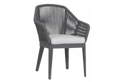 Milano Dining Chair in Echo Ash w/ Self Welt - Slate | Sunset West - SW4101-1-EASH-STKIT