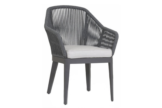 Milano Dining Chair in Echo Ash w/ Self Welt - Slate | Sunset West - SW4101-1-EASH-STKIT
