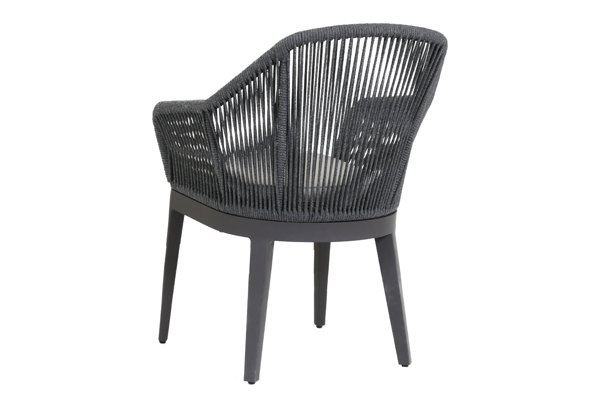 Milano Dining Chair in Echo Ash w/ Self Welt - Slate | Sunset West - SW4101-1-EASH-STKIT